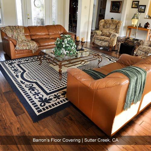 Living room project from Barron's Floor Covering, Sutter Creek, CA
