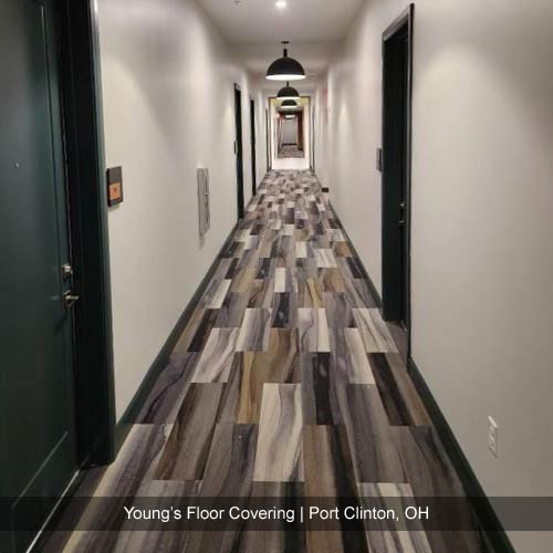 Commercial flooring project from Young's Floor Covering, Port Clinton, OH