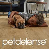 Petdefense hard surface flooring exclusively at Abbey Carpet & Floor