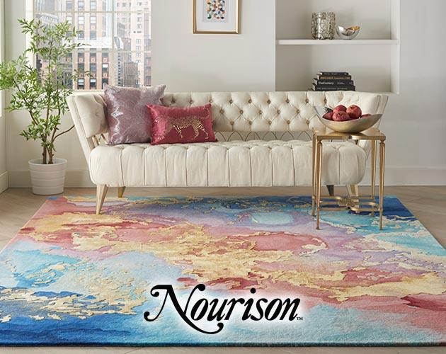 Nourison has excelled as the premier resource for area rugs, broadloom carpet and home accessories. Nourison offers an extensive range of area rugs in trend-setting colors and designs. Our quality, craftsmanship, and proprietary finishing techniques make each piece a work of art. Offering an impressive selection of quality broadloom carpet, roll runners, and custom rugs for any interior space.