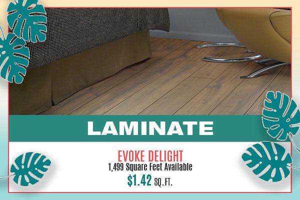 Laminate Evoke Delight 1,499 sq. ft. available $1.42 sq. ft.