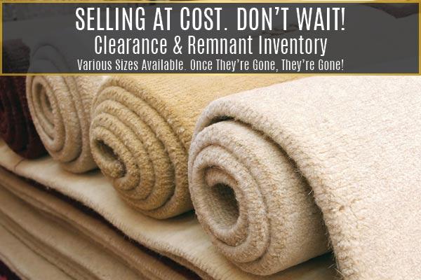 Selling at cost for clearance and remnant inventory! Don't wait! Once they're gone, they're gone!