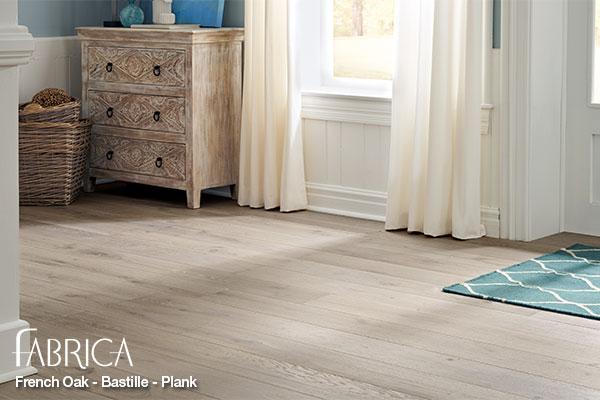 Stop by our showroom today and check out some of our beautiful Fabrica French Oak Bastille Plank hardwood flooring!